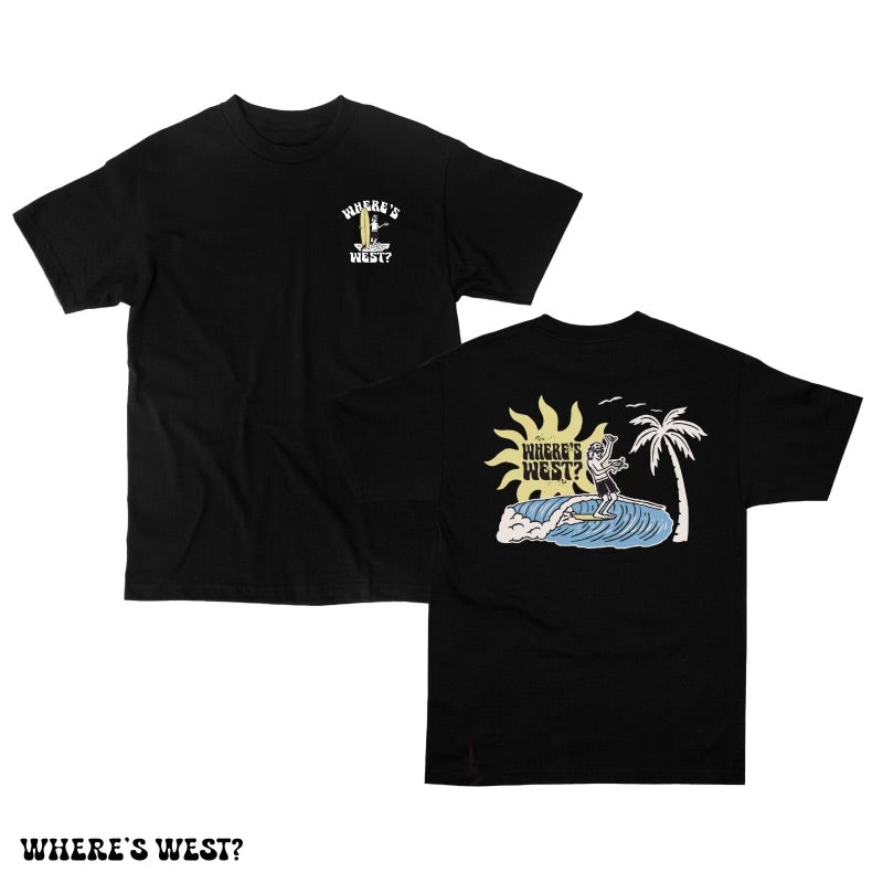 Black Surfer Tee
